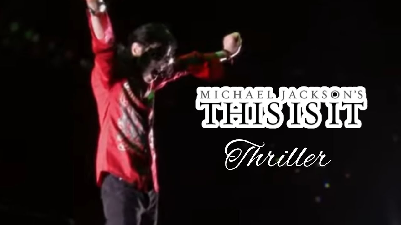 - THRILLER/THREATENED/GHOSTS - Michael Jackson - This Is It - Live At The O2 Arena.