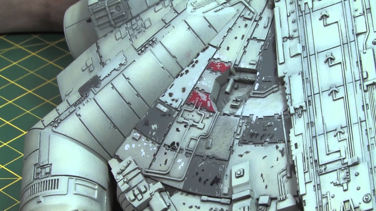 Budget Millennium Falcon Part 3 - cheap weathering