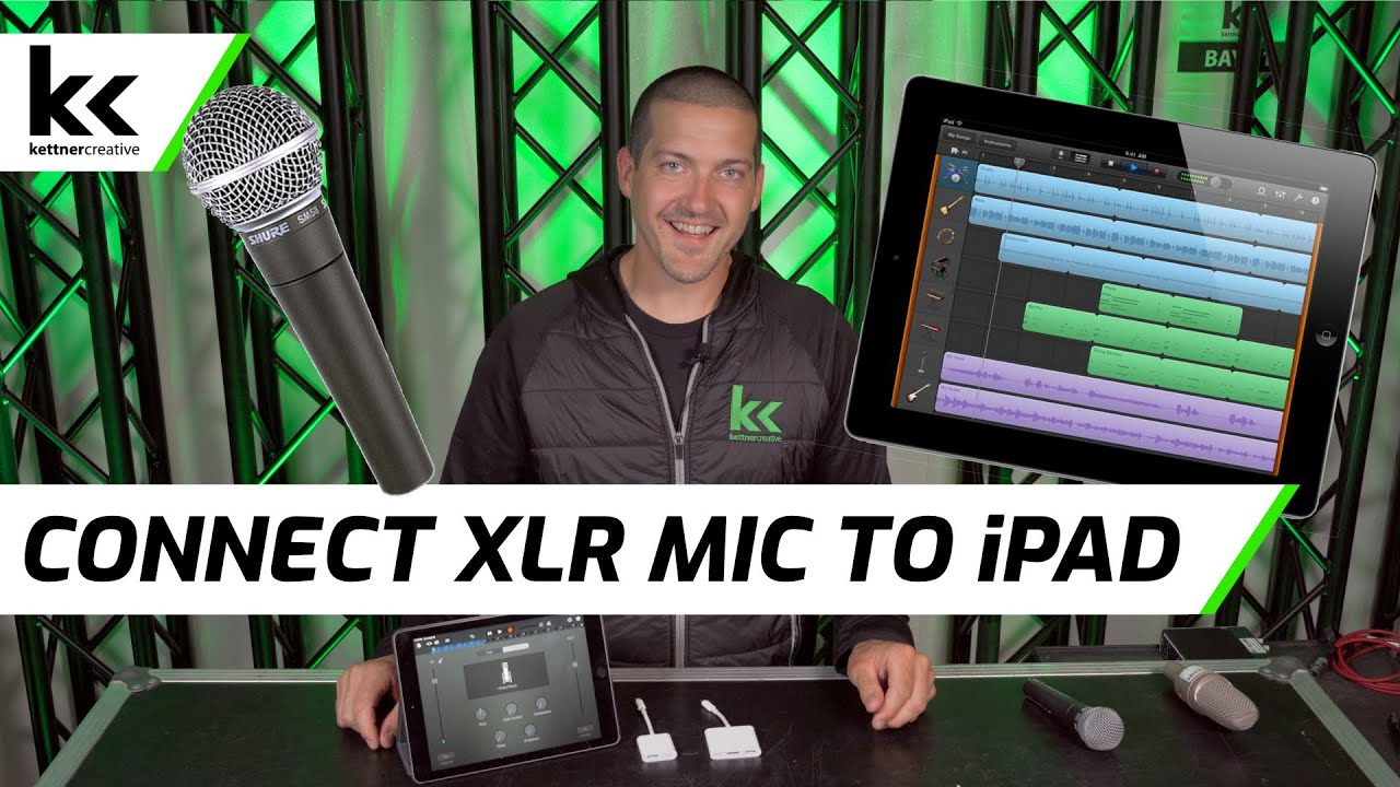 3 способа подключения микрофона XLR к iPad