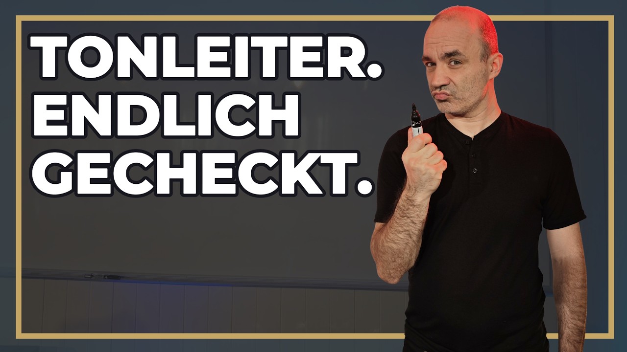 C-Dur Tonleiter: Ganzton, Halbton und der Bauplan aller Tonarten
