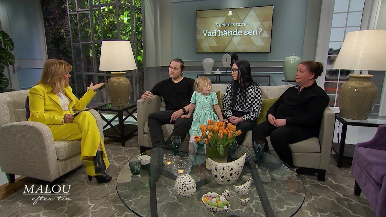 De blev föräldrar vid 14 och 16: ”Utan mamma skulle vi inte klarat det”  - Malou Efter tio (TV4)
