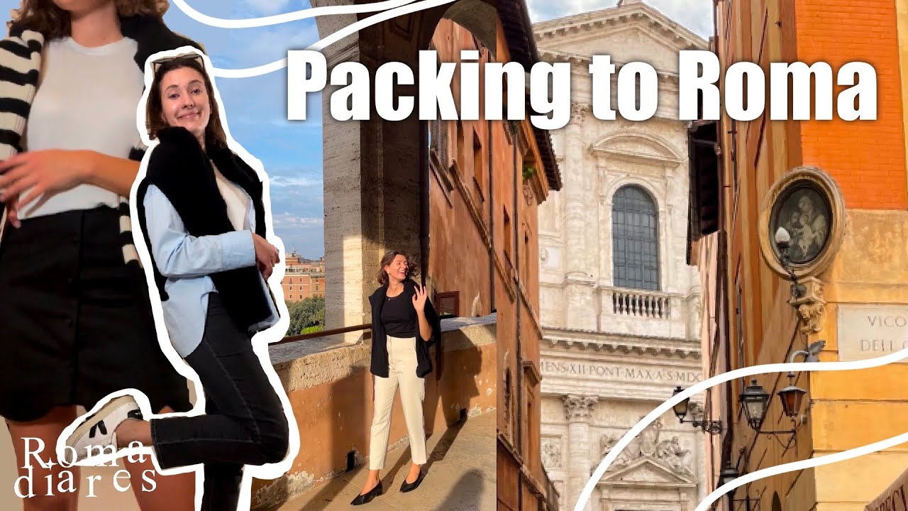 Spakuj się ze mną do Rzymu! 🇮🇹🍝 l #romadiares ep. 1