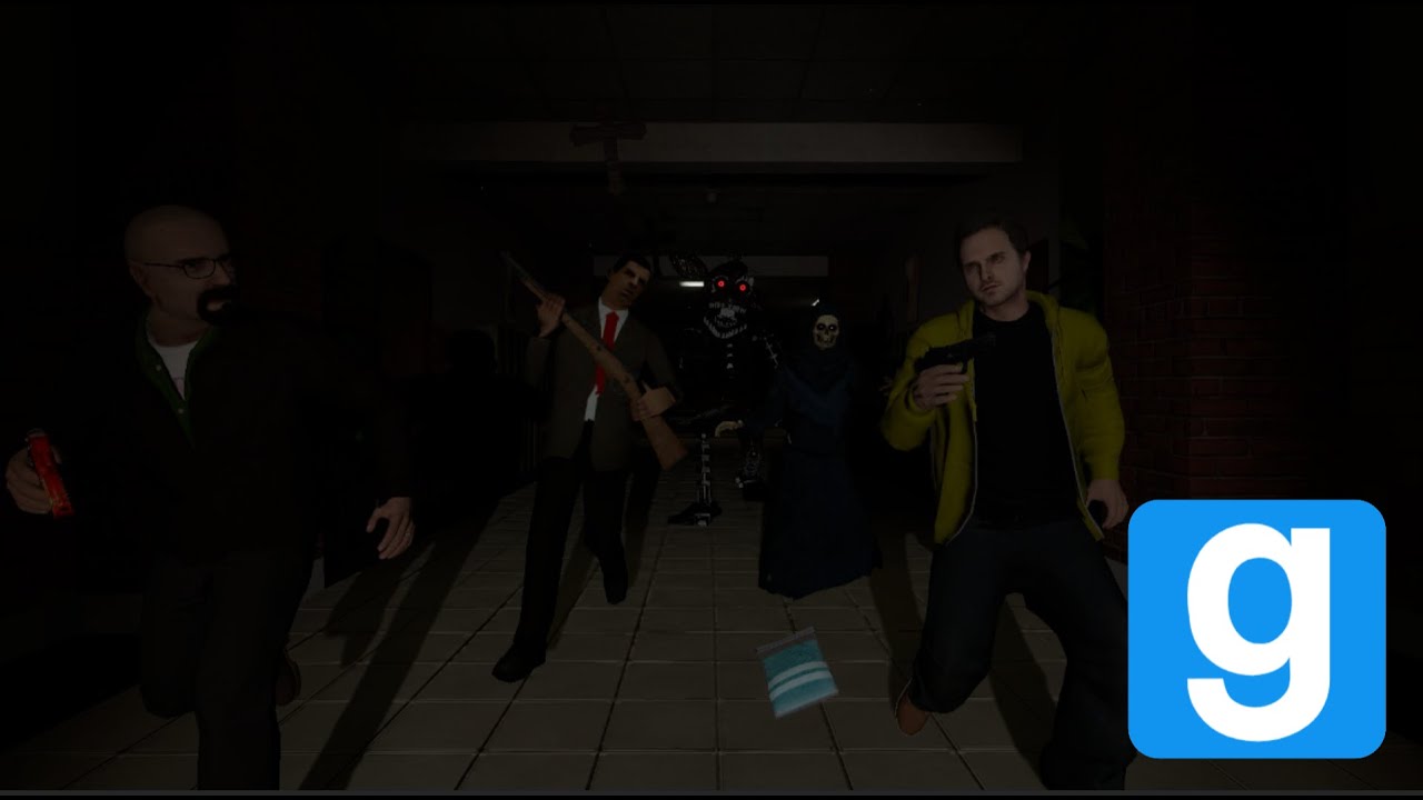 Fleeing From Ignited Foxy | Gmod Hide and seek