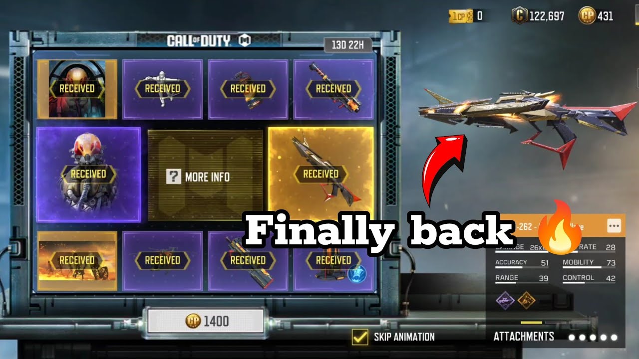 KRM GLORIOUS BLAZE IS BACK IN COD MOBILE 🔥😍 | FULL DRAW & HOW MUCH CP !!? 🤔 