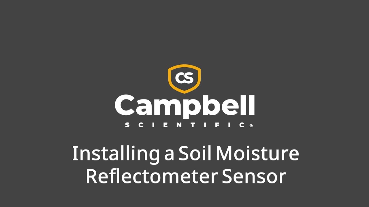 Installing a Soil Moisture Reflectometer Sensor