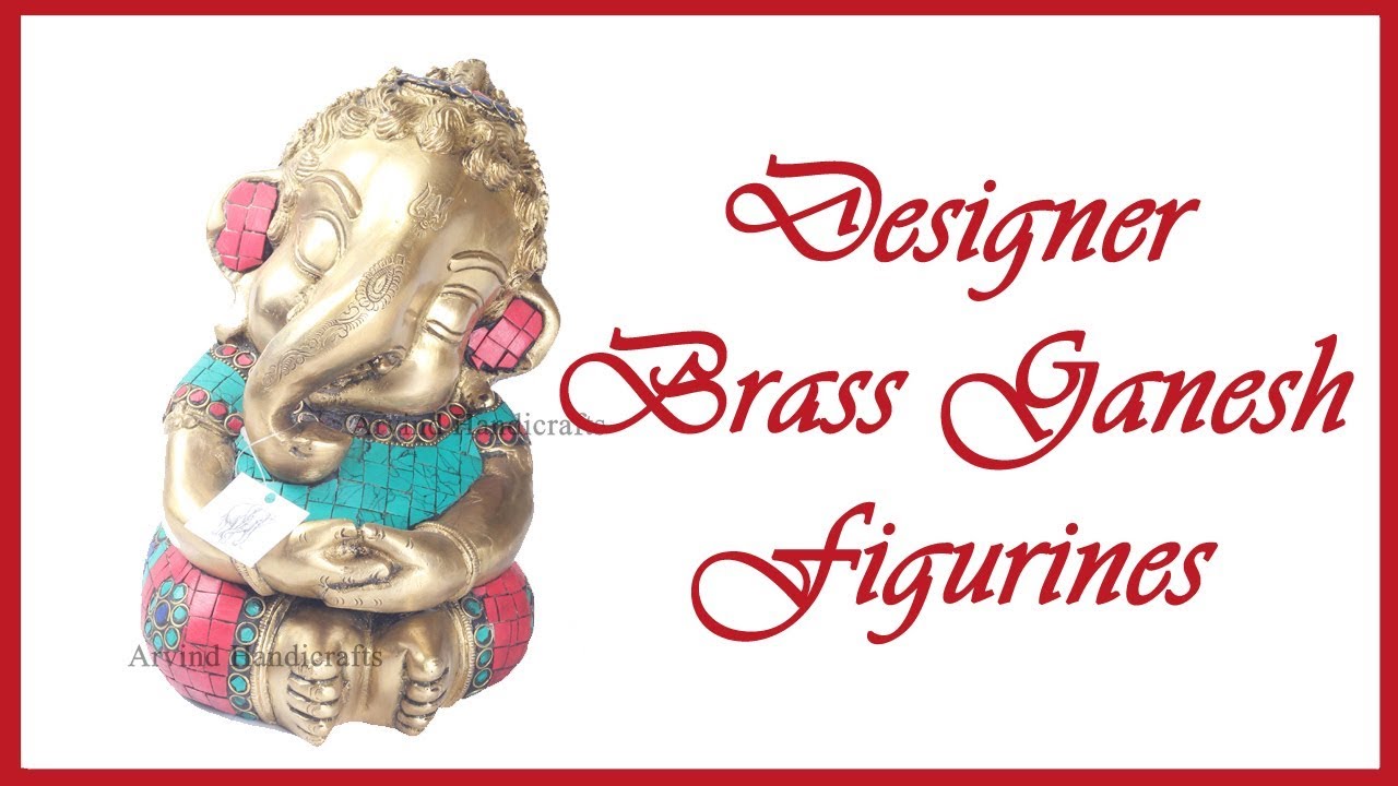 BRASS GANESH STATUE HANDMADE GOD IDOL BY ARVIND HANDICRAFTS JODHPUR