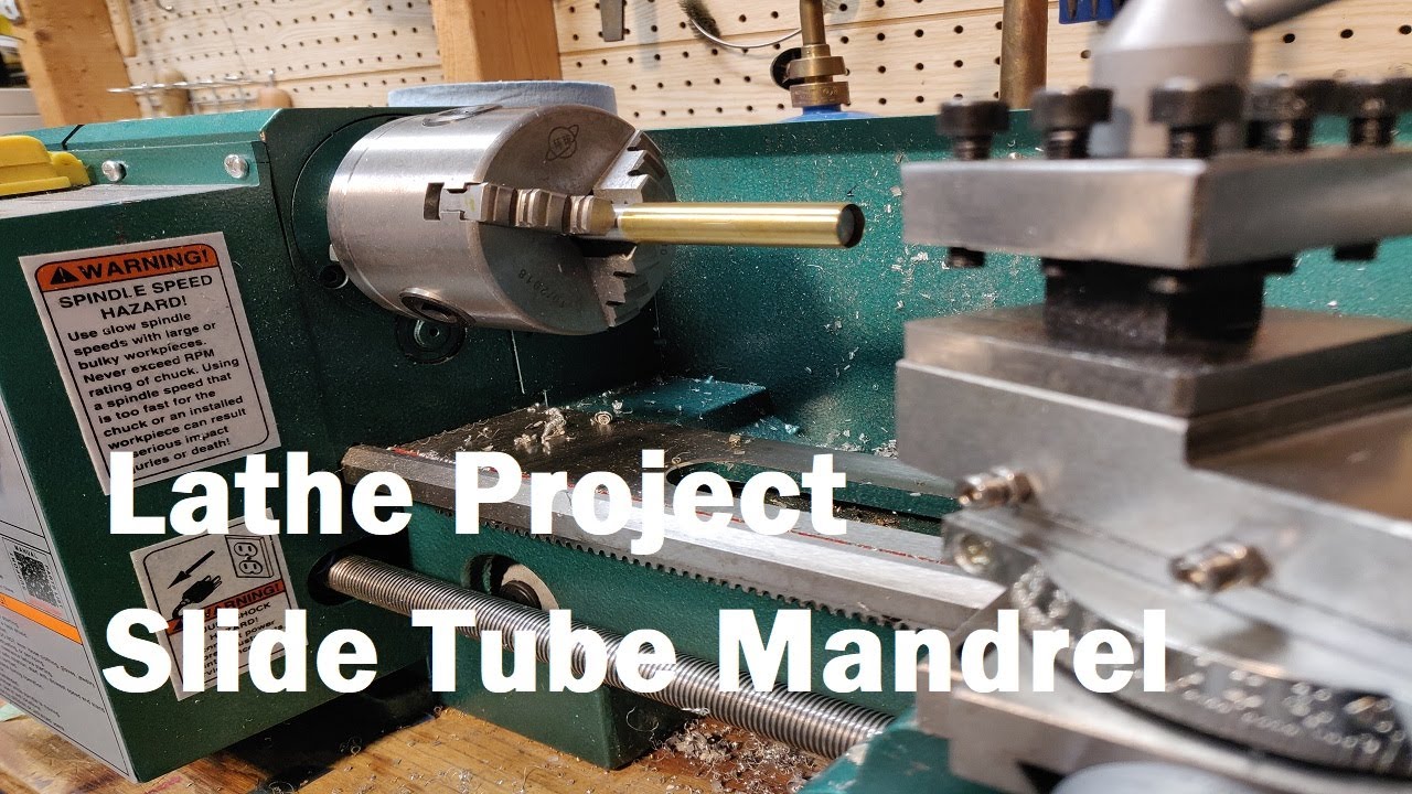 Machining a Mandrel for a Trumpet Slide Tube | Mini Lathe Project