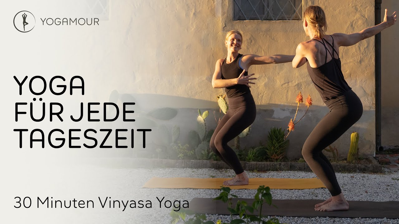 Effektive Yoga-Sequenz gegen Verspannungen, für Beweglichkeit - zu jeder Tageszeit! ૐ YOGAMOUR 165