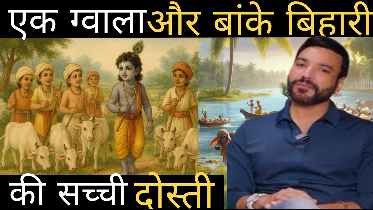 एक ग्वाला और बांके बिहारी की सच्ची दोस्ती ।