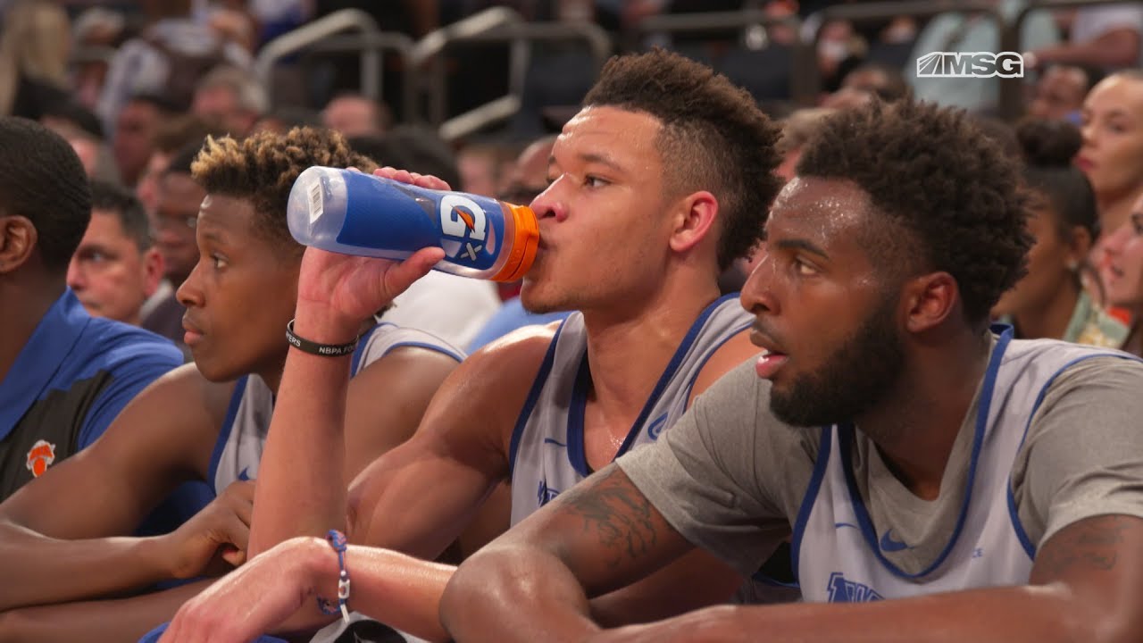 Kevin Knox Steals the Show at Open Practice | New York Knicks | MSG Networks