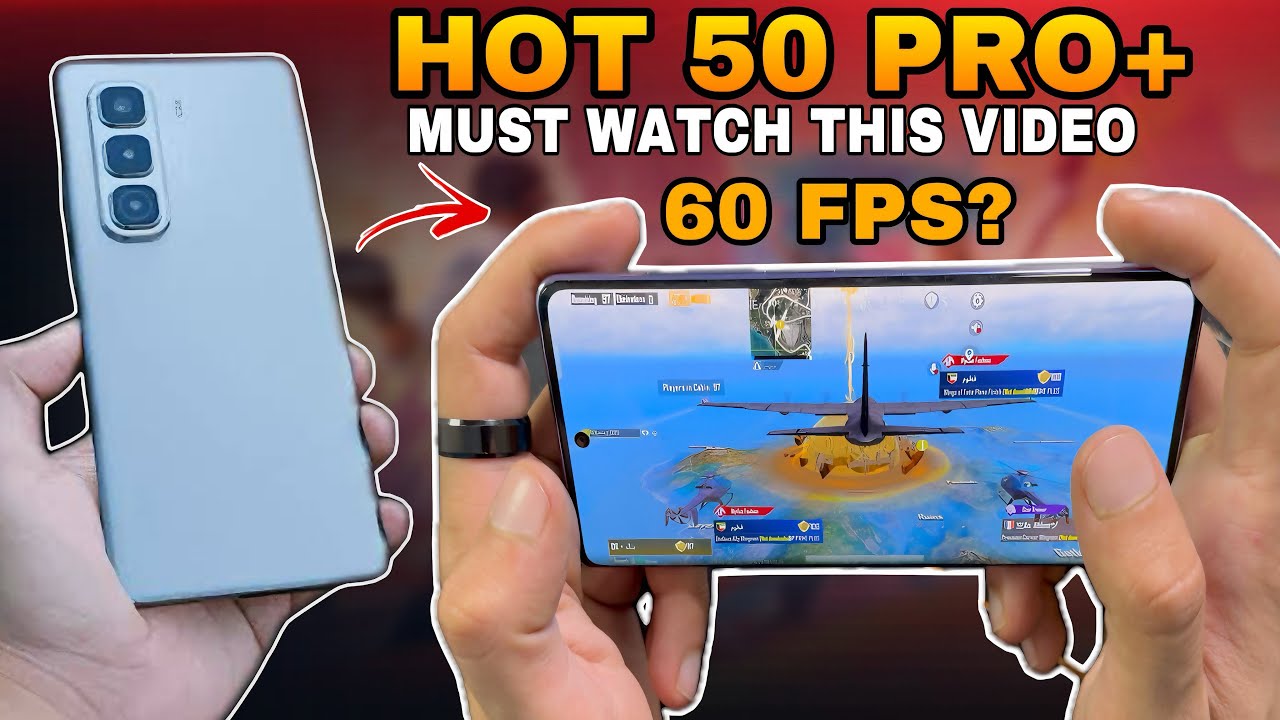 INFINIX HOT 50 Pro Plus PUBG MOBILE GAMING TEST🔥 | Is it support 60 FPS !