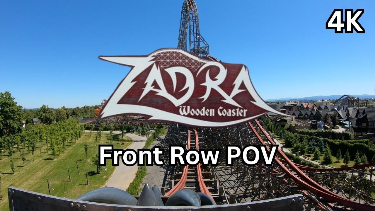 Zadra | FRONT Row POV | 4K 60fps | Energylandia