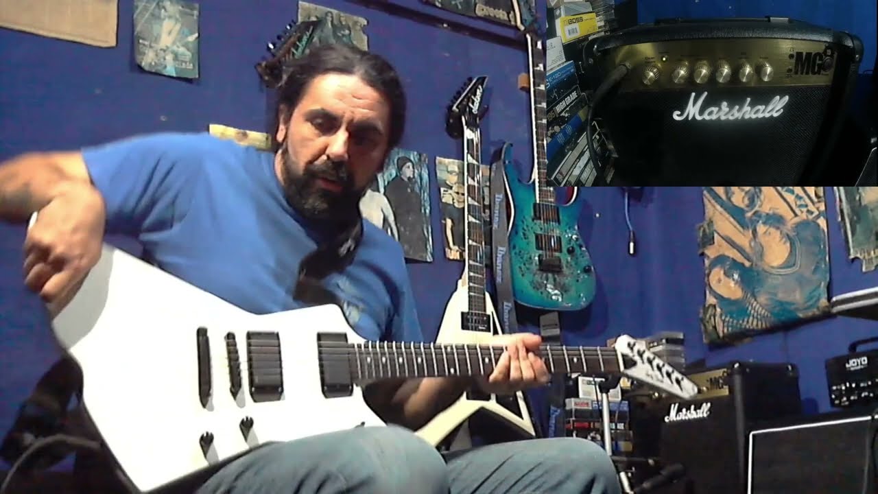 Marshall MG15 + Harley Benton EX-84 EMG