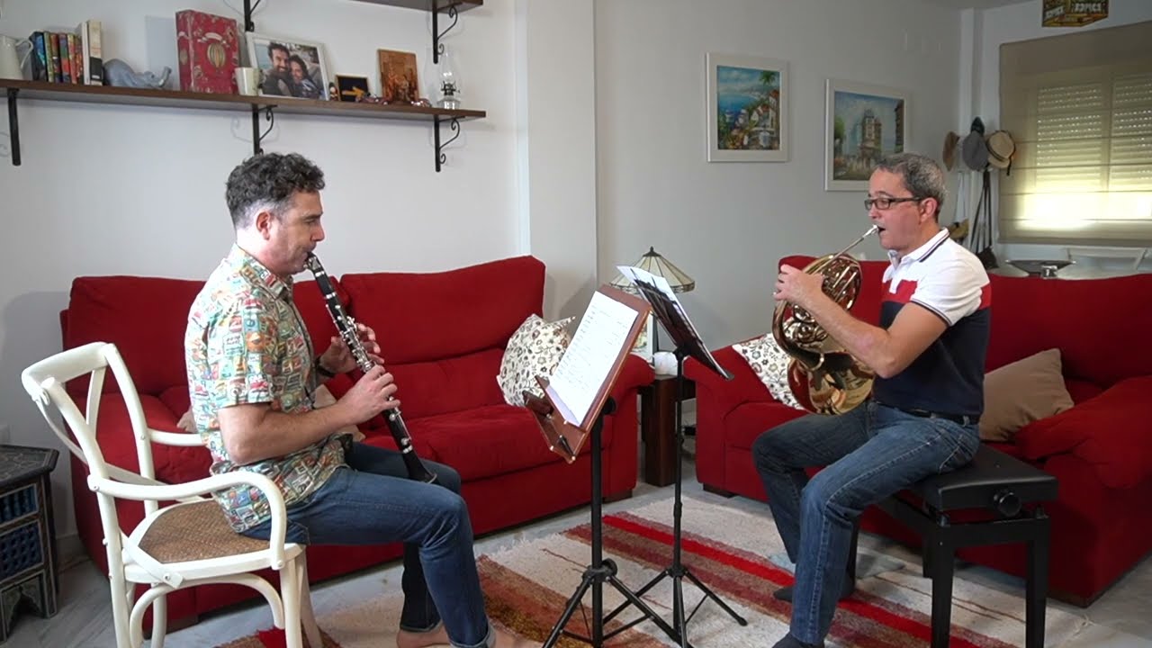 Georges Fuchs Rondeau 17 and 22 for clarinet and french horn