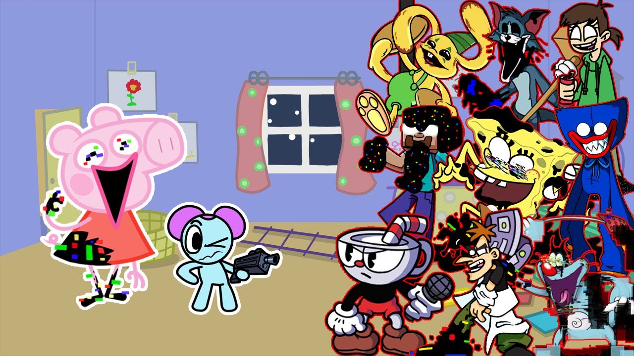 FNF - Discovery-Glitch V3 But All Pibby Characters Sings It🎤(Every Turn a Different Character Sings)