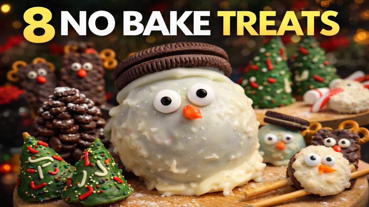8 Easy No Bake Christmas Desserts for the Holidays 🎄