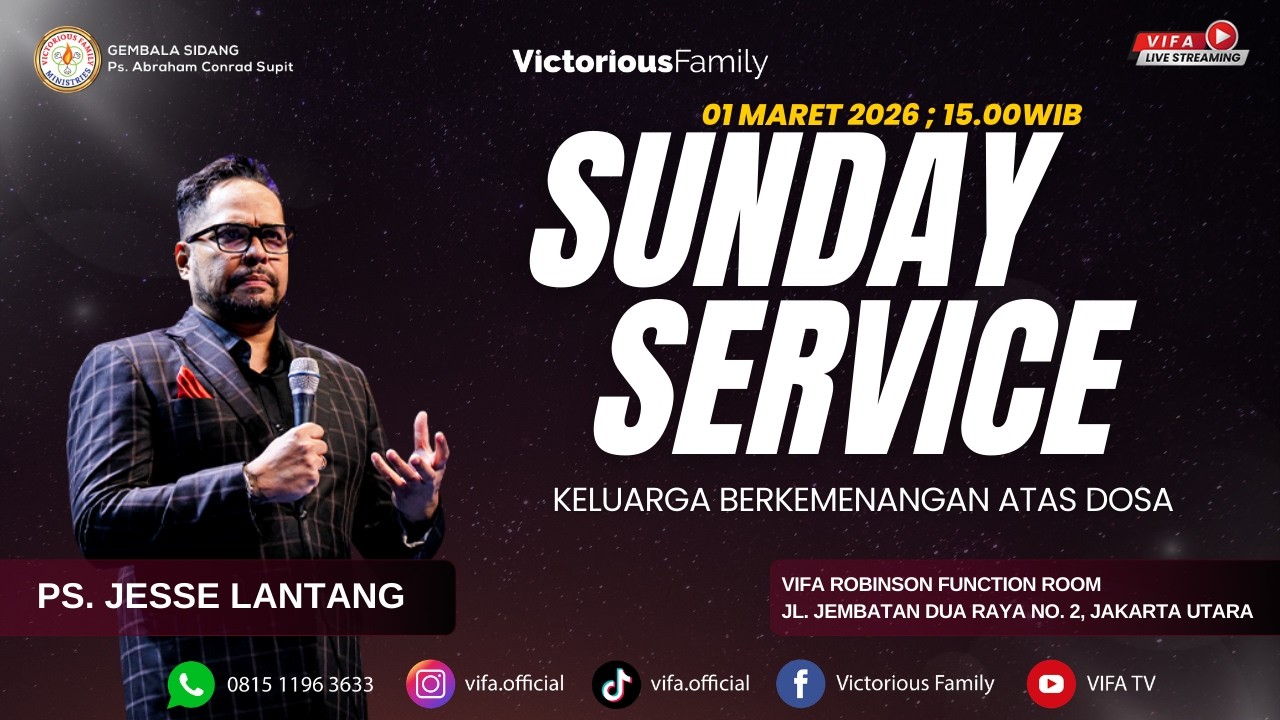 Ibadah Live Streaming GBI VIFA | Ps. Jesse Lantang | Apt.Robinson | 01 Maret 2026
