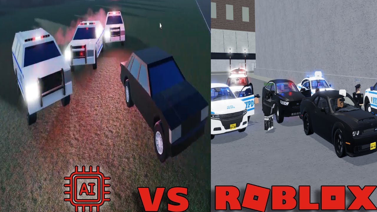 ARE REAL ROBLOX POLICE BETTER THAN AI POLICE??
