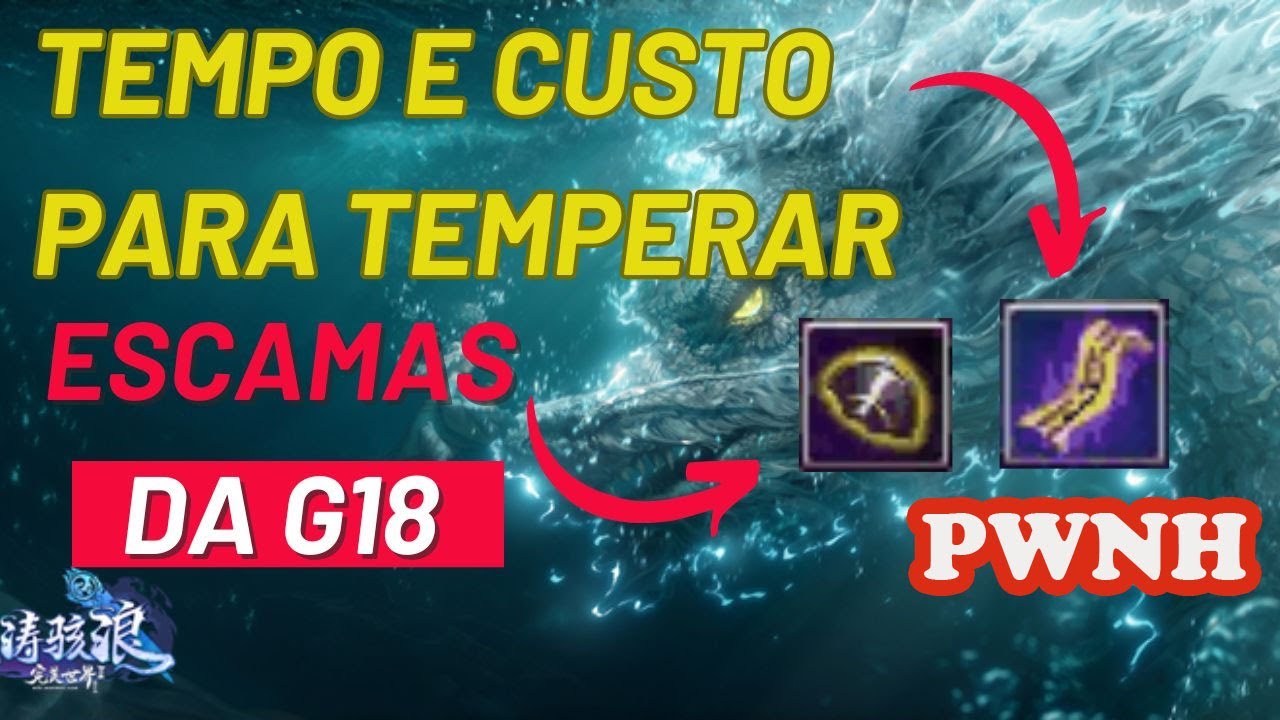 Quanto Tempo de Farm e Dinheiro para temperar as Escamas para a Arma G18 no PWNH