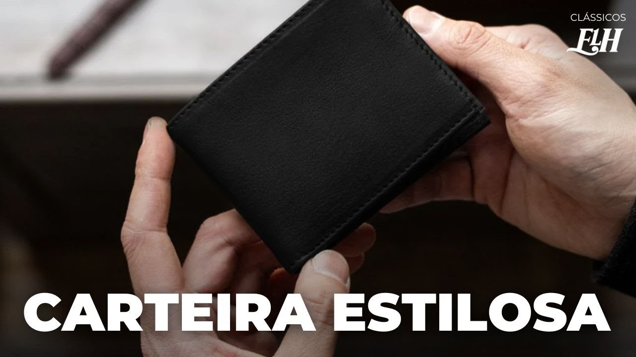 6 modelos lindos de CARTEIRA MASCULINA para você escolher