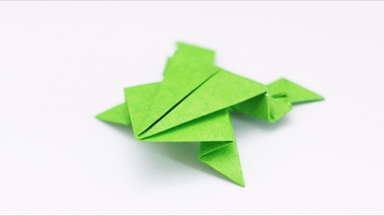 How to make a paper frog with A4 size