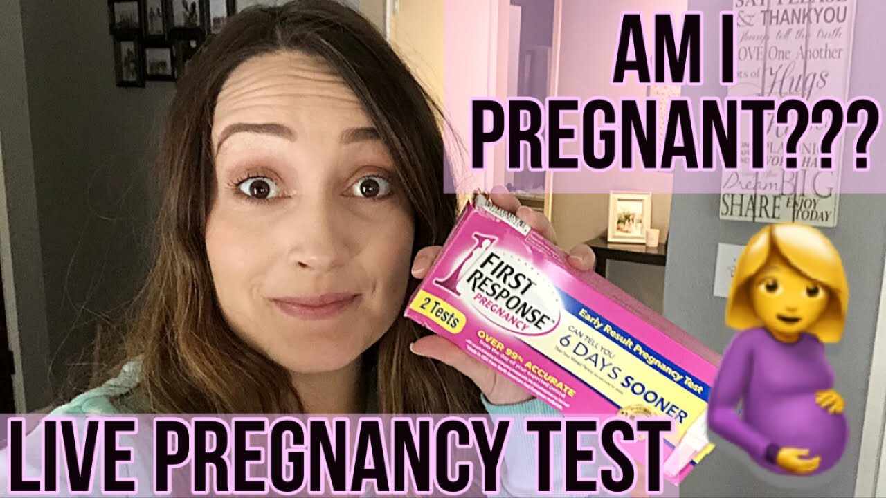 LIVE PREGNANCY TEST | AM I PREGNANT? | HUSBAND REACTION