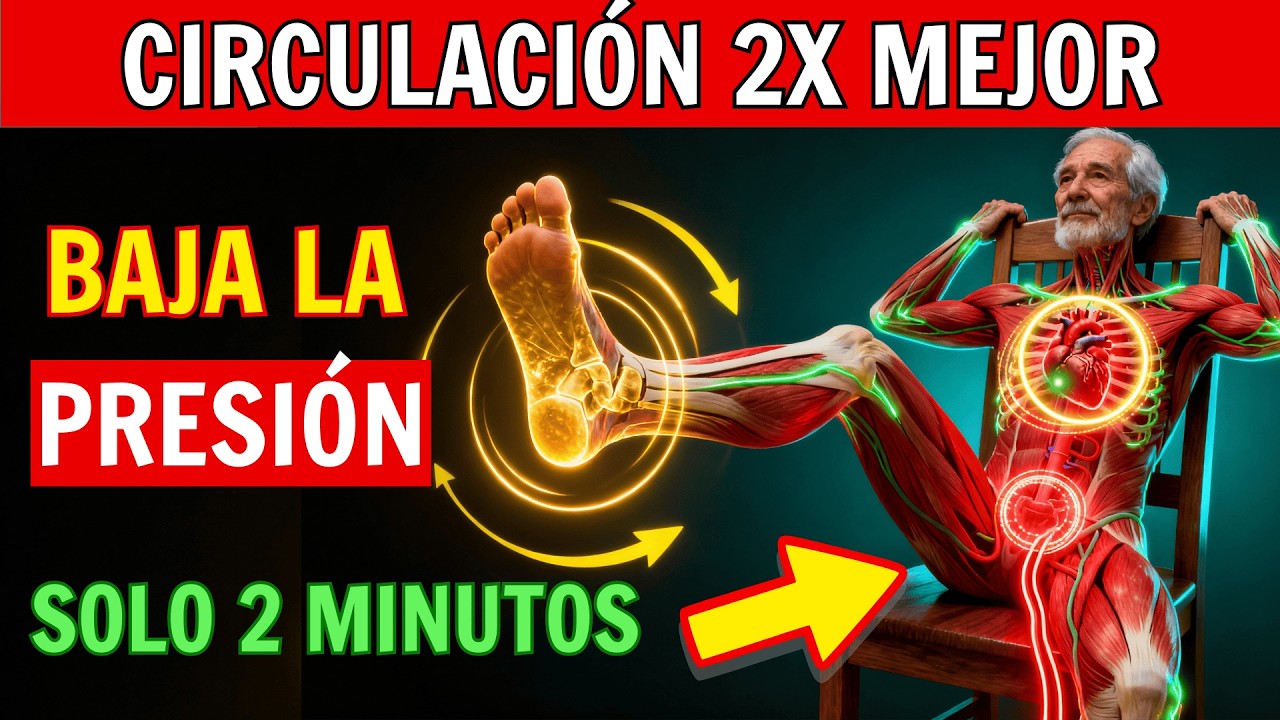Miles de Adultos Mayores Dejan de Caminar y BAJAN la PRESIÓN con ESTE MOVIMIENTO en la SILLA