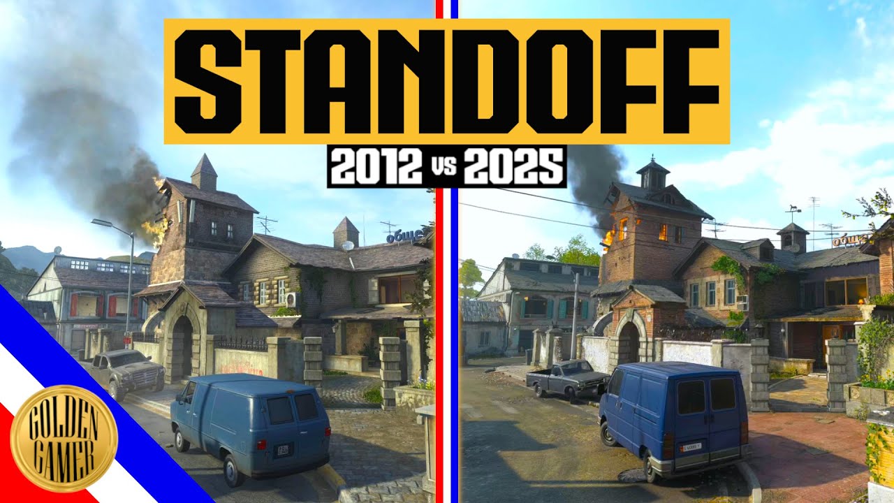 Сравнение карт для режима Standoff — BO2 против BO7 (2012 против 2025)