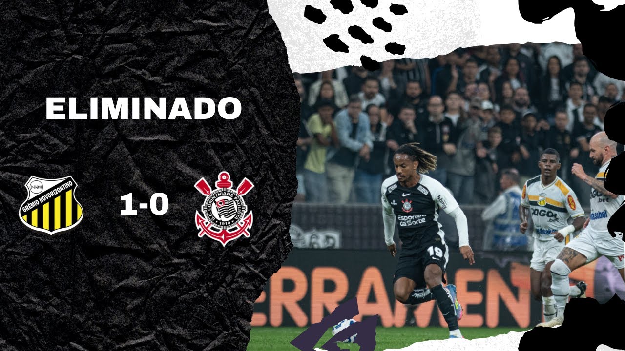 VERGONHA! Corinthians eliminado pelo Novorizontino! 😡⚫⚪ 📱