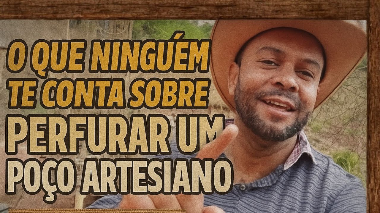 O que ninguém te conta sobre perfurar um poço artesiano do zero na roça?