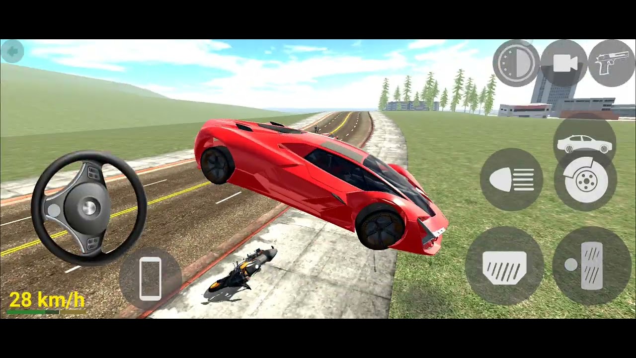 Franklin driving new red Lamborghini