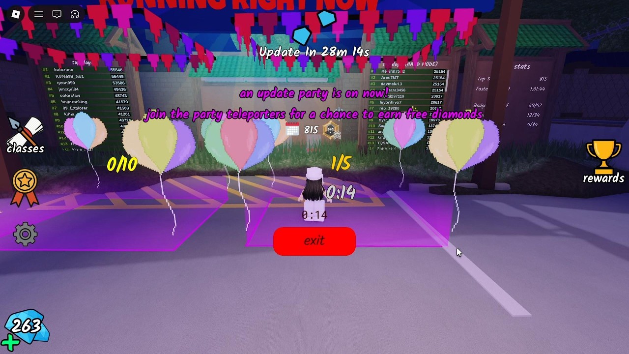99 Nights in the Forest Update Party🎉