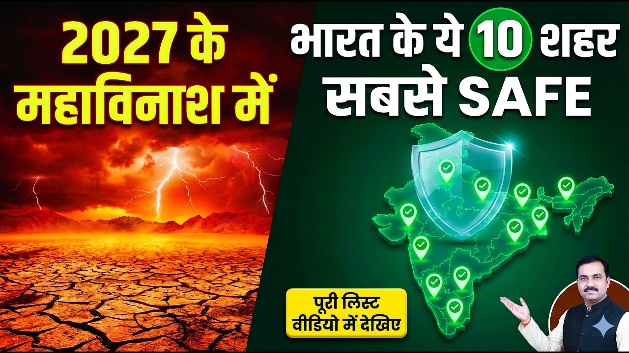 2027 के महाविनाश में भारत के ये 10 शहर रहेंगे सबसे रहेंगे सबसे SAFE?