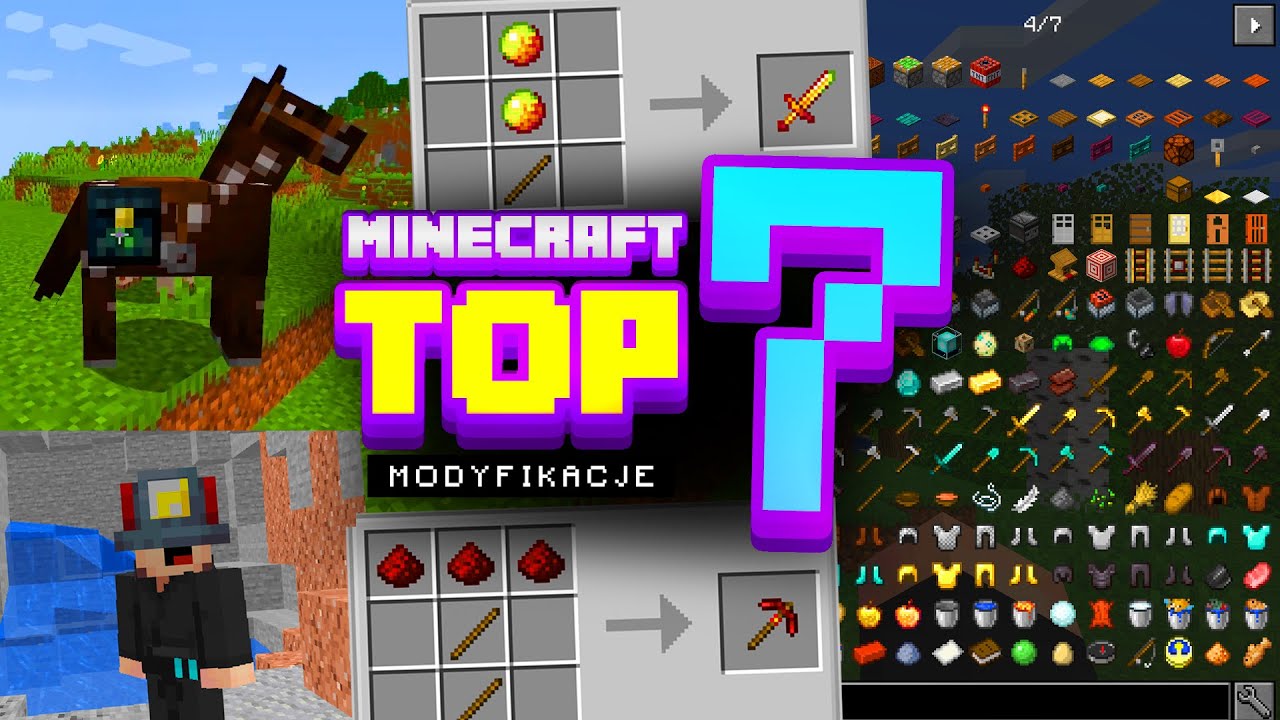 Minecraft - TOP 7 MOD&Oacute;W 1.16.4 (NAJLEPSZE MODY)