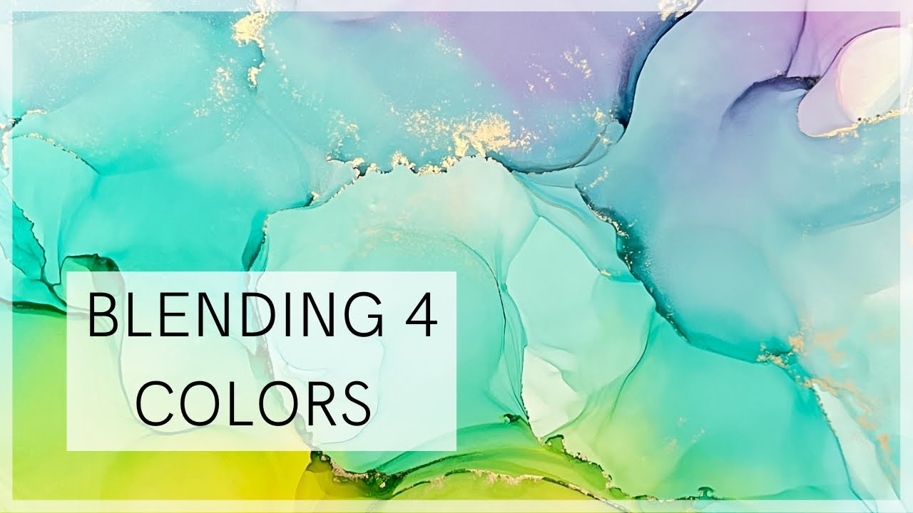 How to Blend Alcohol Ink Colors
