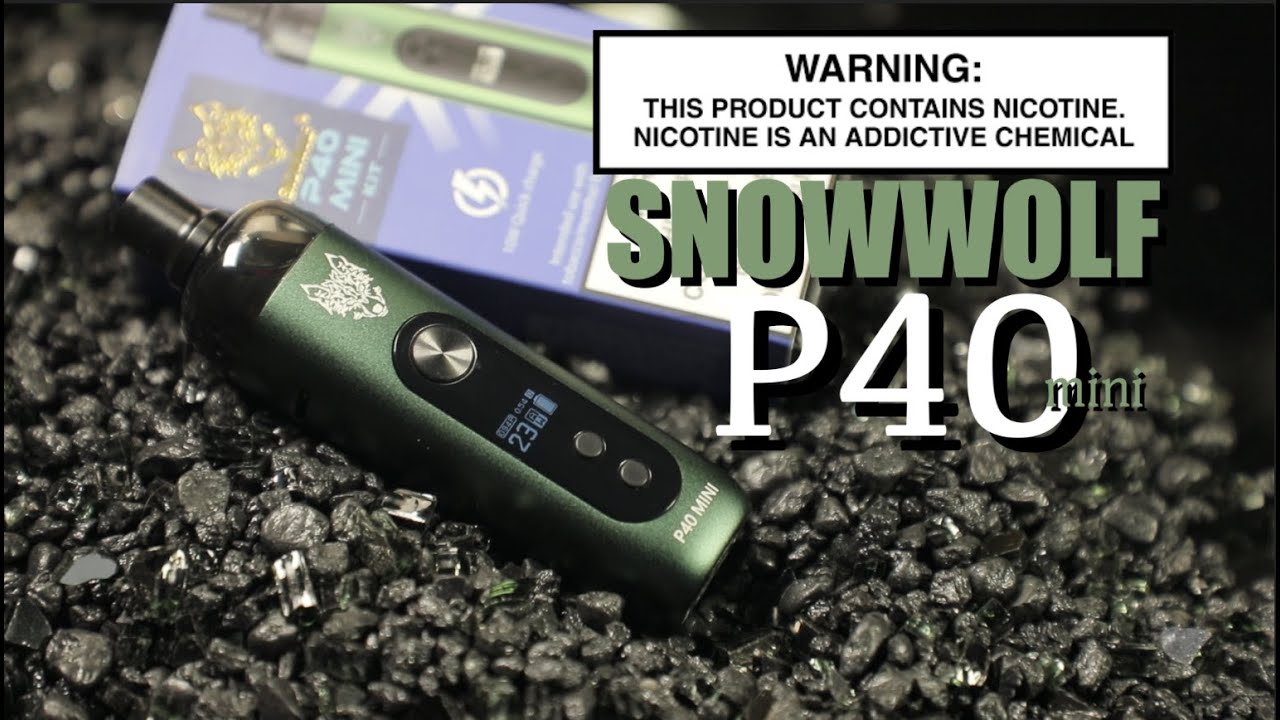P40 Mini Pod Kit By SNOWWOLF ~Vape Pod Kit Review~