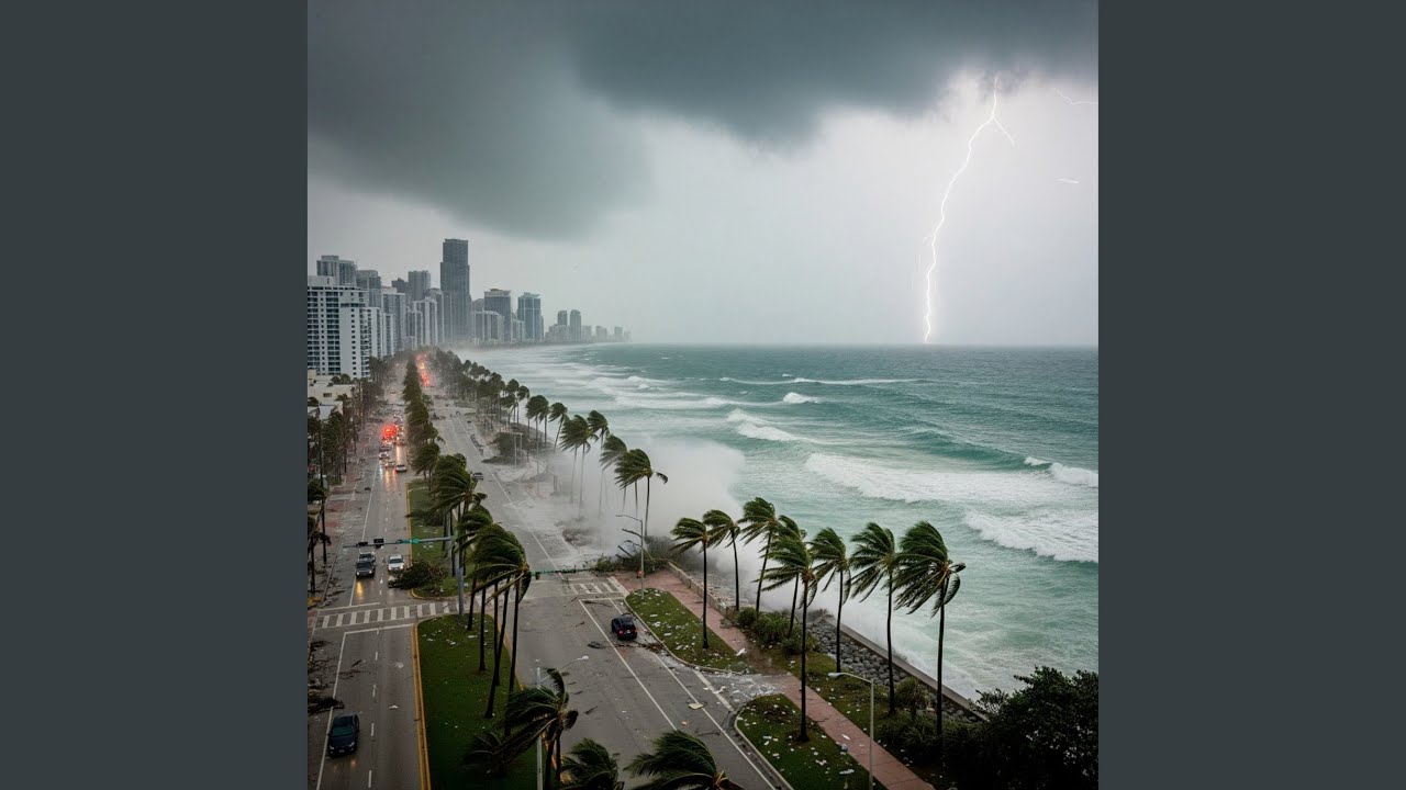 Concentration Soundscape: Florida Storm with Pink Noise