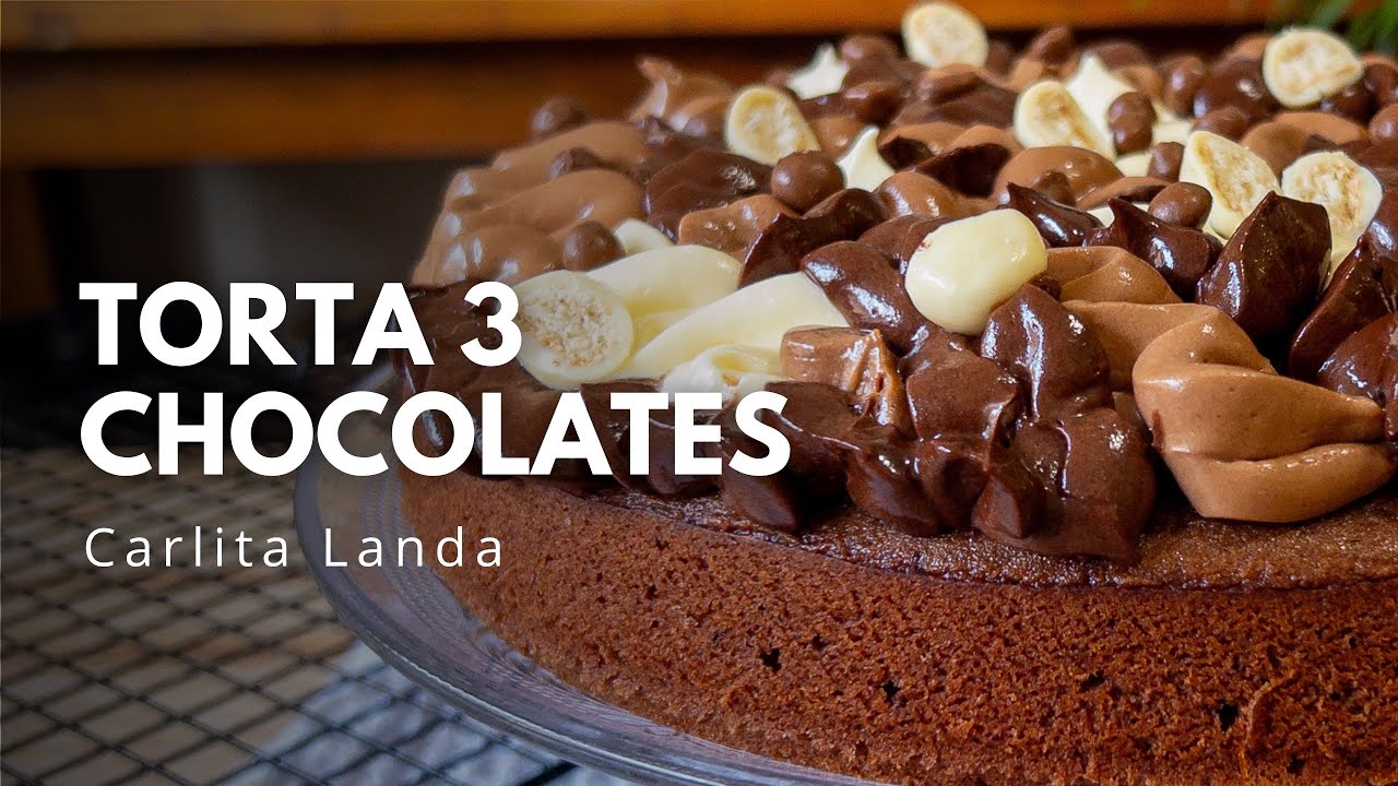 TORTA 3 CHOCOLATES | budín y ganache