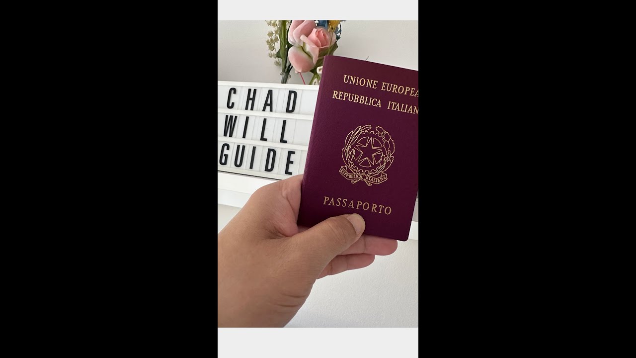 May Italian passport na si Raga Chad