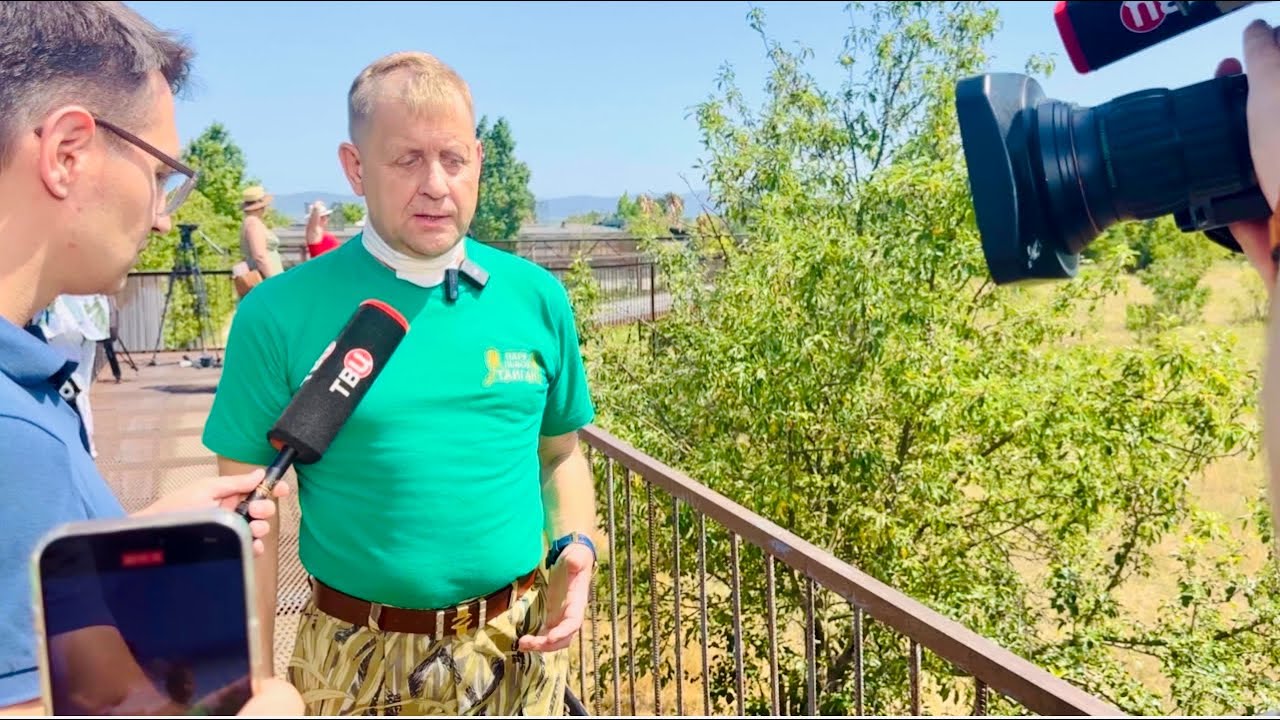 Олег Зубков впервые подошел на место где его АТАКОВАЛ ЛЕВ!
