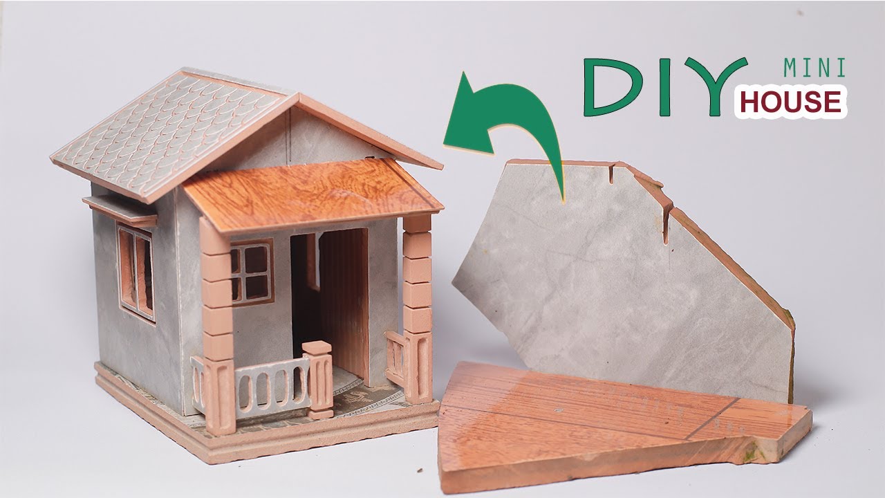DIY - Rustic Mini House From Ceramic Tiles