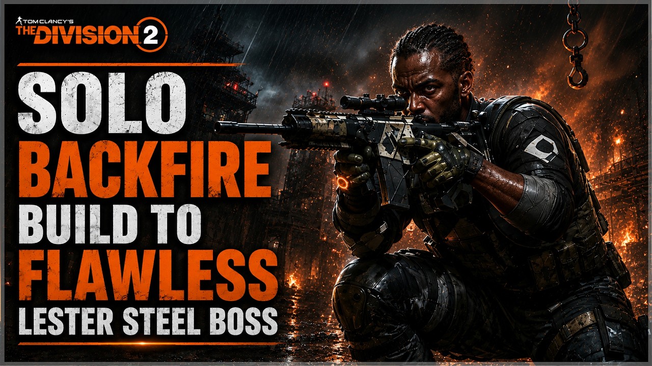 The Division 2 SOLO BACKFIRE BUILD for Flawless Broken Rain Incursion 