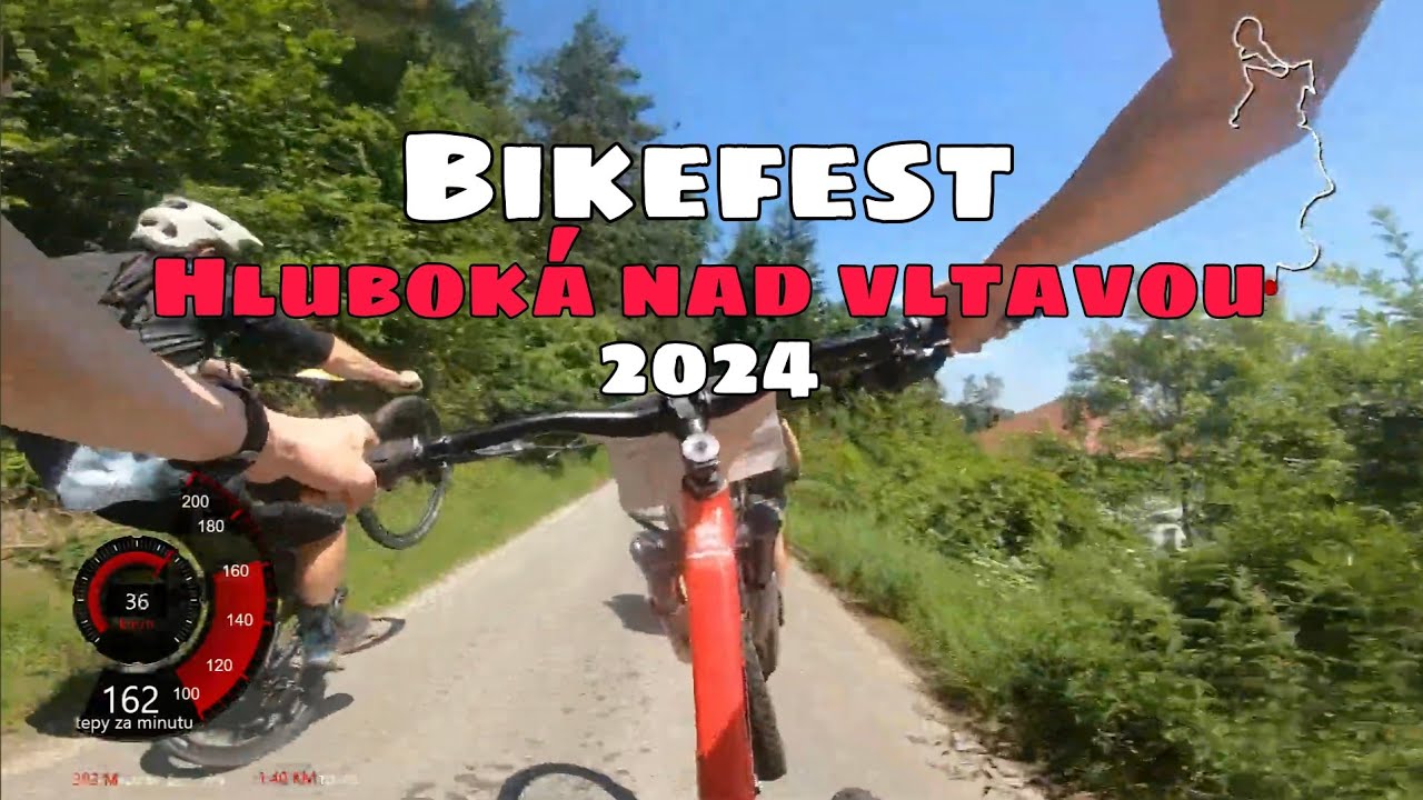 Bikefest Hluboká KOOPERATIVY 2024 - Kolo Pro Život Trasa C (35,5Km) + GPS Garmin Stats