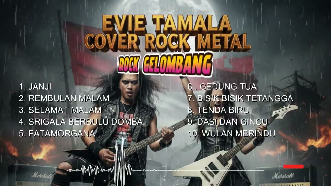 VIRAL KEMBALI ROCK DANGDUT EVIE TAMALA - KUMPULAN LAGGU VERSI COVER ROCK METAL BY GELOMBANG ROCK