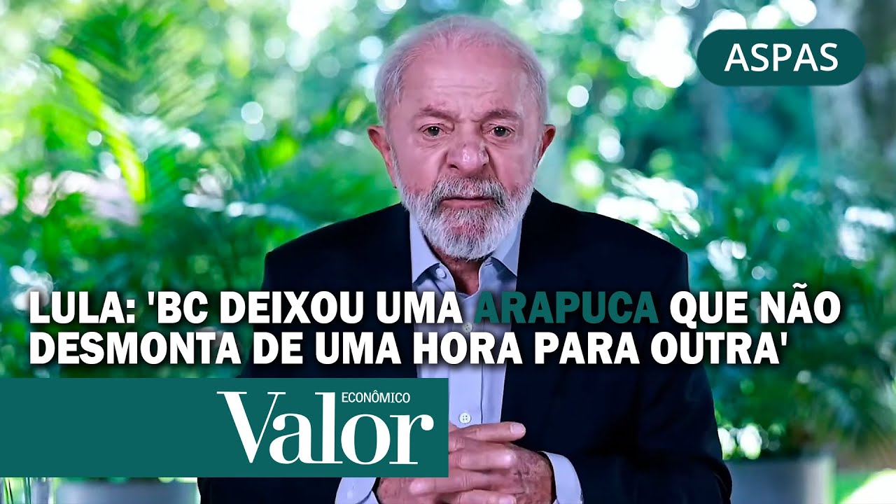 Lula: 'BC deixou uma arapuca que n&atilde;o se desmonta de uma hora para outra'