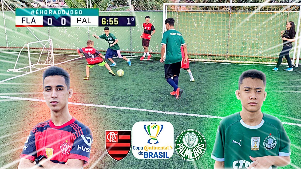 COPA DO BRASIL FLAMENGO vs PALMEIRAS SEMI-FINAL DESAFIOS DE FUTEBOL ‹ Rikinho ›
