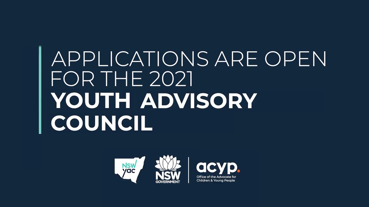 NSW Youth Advisory Council 2021/22 applications open