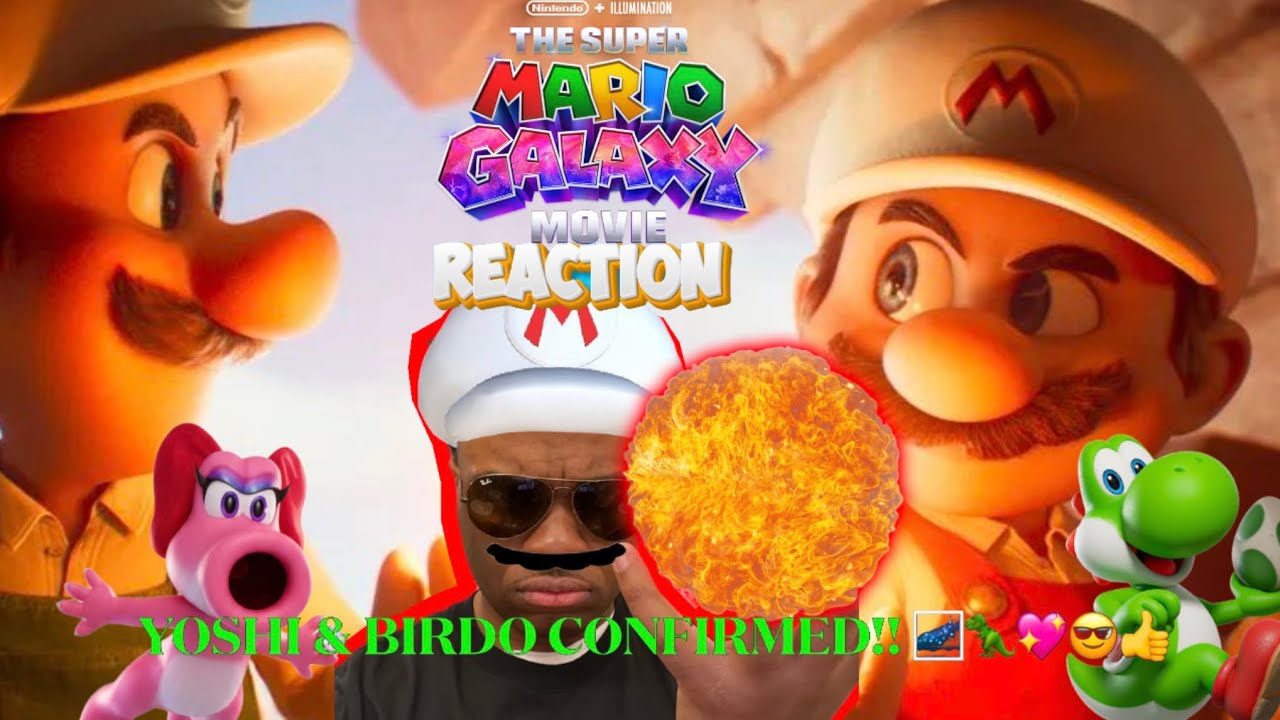 YOSHI & BIRDO CONFIRMED!! 🌌🦖💖😎👍| The Super Mario Galaxy Movie – Yoshi First Look REACTION!!