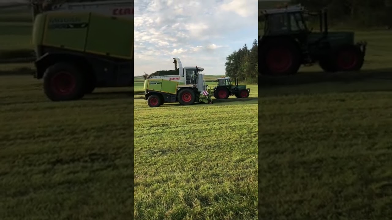 Mb Trac 1000 mit fliegl asw 271 und Fendt 612lsa mit Claas Jaguar 900