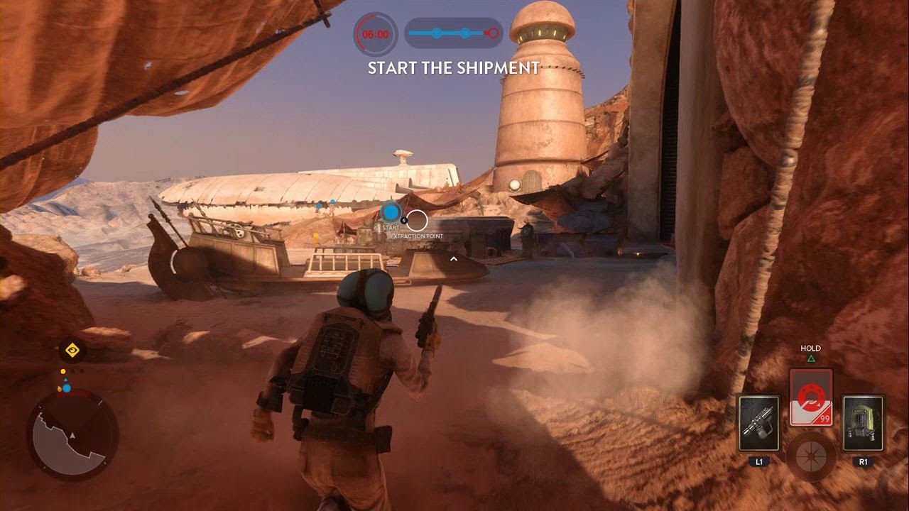Star Wars Battlefront - Outer Rim DLC Extraction Gameplay PS4 (No Commentary)